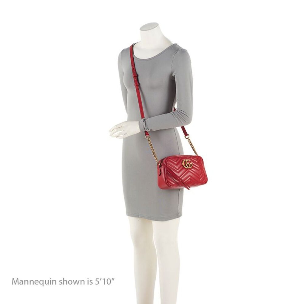 Gucci Matelasse Leather GG Marmont Small Camera Bag - Picture 5 of 14